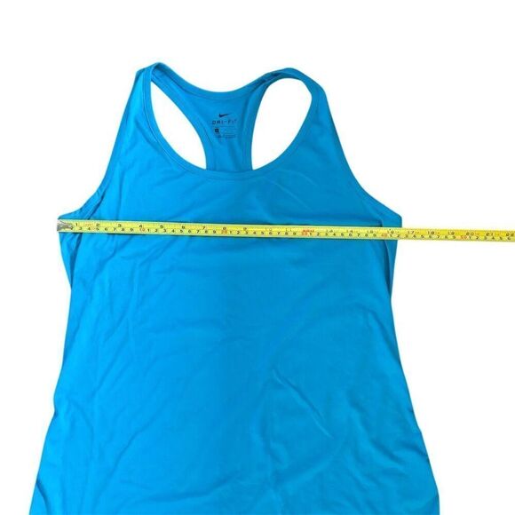 Nike Women's Blue Racerback Tank Top M Gym Running Sleeveless - Picture 6 of 6